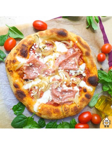 Pizza Rossa de Mortadela de Bolonia