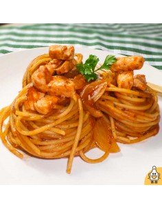 Spaghetti al Salmón con...