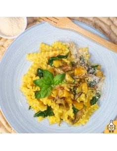 Mafalde con Mango y Setas