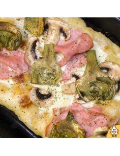 Pizza Bianca de Mortadela...