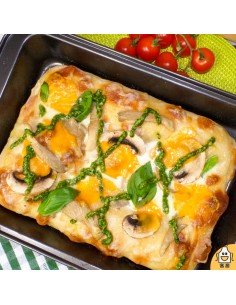 Pizza de Setas y Pesto...