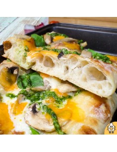 Pizza de Setas y Pesto... 2