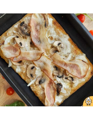 Pizza Carbonara In Teglia