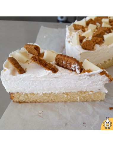 Tarta Chocolate Blanco con Galleta Lotus