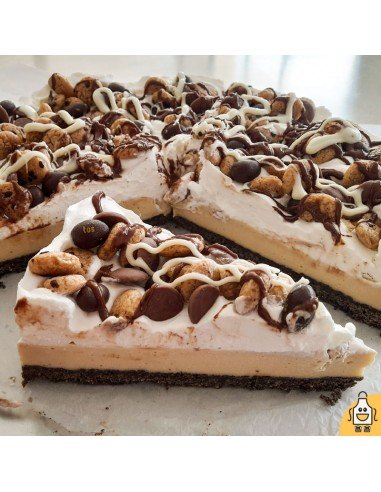 Tarta de Crema de Cacahuetes con...