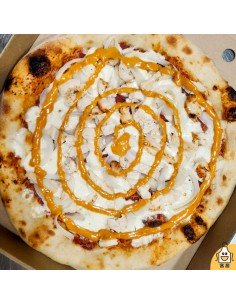 Pizza Pollo y Salsa Ahumada