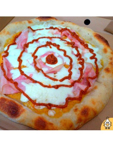 Pizza de Crema de Calabaza y Bacon
